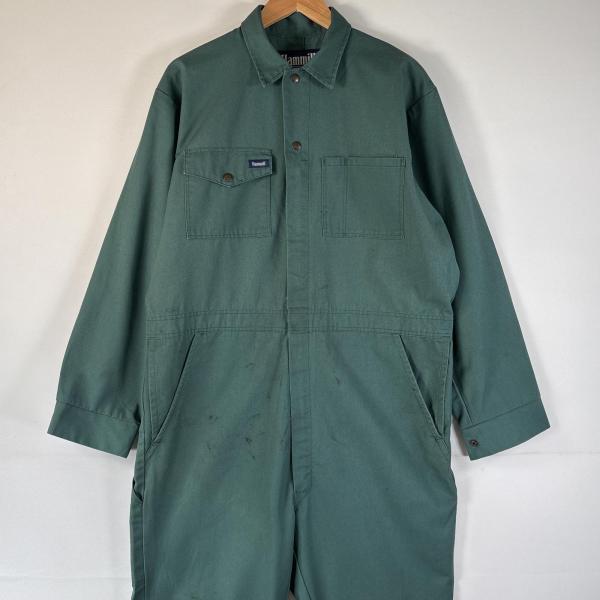 【管理番号】OYD0000140【ブランド】ハミル【対象】メンズ【カラー】  グリーン【季節・シーズン】オールシーズン【生産国】カナダ【素材】コットン35% / ポリエステル65%【実寸サイズ】総丈：約160cm肩幅：約52cm身幅：約65...