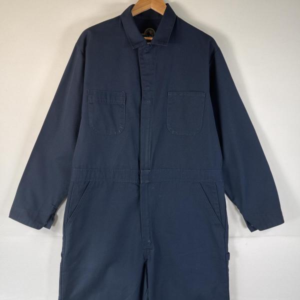 【管理番号】OYD0000142【ブランド】Berne Apparel【対象】メンズ【カラー】  ネイビー【季節・シーズン】オールシーズン【生産国】不明【実寸サイズ】総丈：約164cm肩幅：約50cm身幅：約64cmウエスト：約54cm股下...