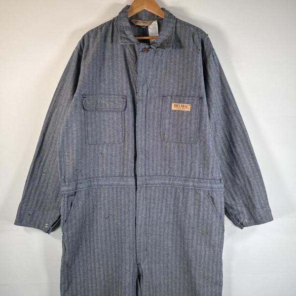 【管理番号】OYD0000162【ブランド】ビッグマック / BIG MAC【対象】メンズ【カラー】  ブルー系【季節・シーズン】オールシーズン【生産国】メキシコ【年代】1980年代【素材】コットン100%【表記サイズ】L【実寸サイズ】総丈...