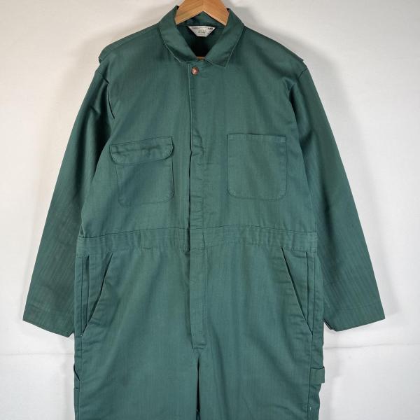【管理番号】OYD0000214【ブランド】ビッグマック / BIG MAC【対象】メンズ【カラー】  グリーン【季節・シーズン】オールシーズン【年代】1970年代【実寸サイズ】総丈：約156cm肩幅：約48cm身幅：約66cmウエスト：約...