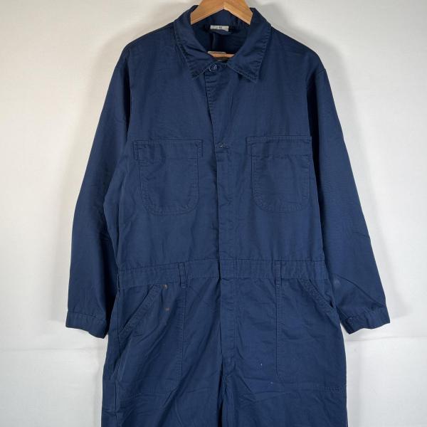 【管理番号】OYD0000228【ブランド】ミリタリー【対象】メンズ【カラー】  ネイビー【柄】無地【季節・シーズン】オールシーズン【年代】1990年代【生産年】1998【素材】コットン35% / ポリエステル65%【実寸サイズ】総丈：約1...