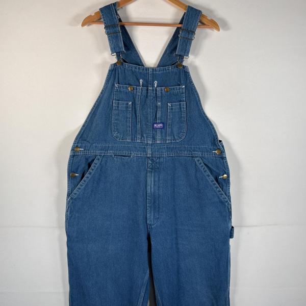 古着 ビッグスミス Big Smith オーバーオール デニム ワーク ワン