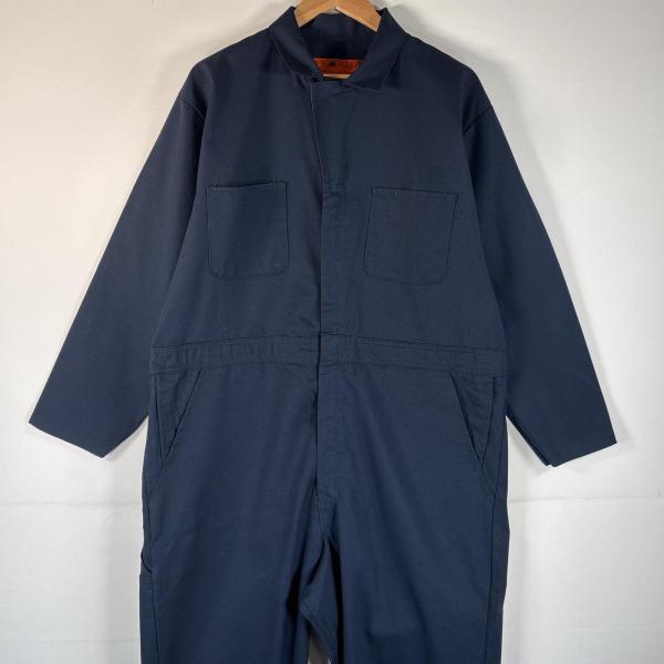 【管理番号】OYD0000525【ブランド】レッドキャップ / RED KAP【対象】メンズ【カラー】  ネイビー【柄】無地【季節・シーズン】オールシーズン【生産国】USA【年代】1990年代【素材】コットン35% / ポリエステル65%【...