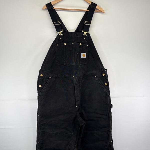 ★USA古着★ Carhartt 中綿オーバーオール　ダブルニー Carhartt オーバーオール サロペット 「ヴィンテージ古着」90's