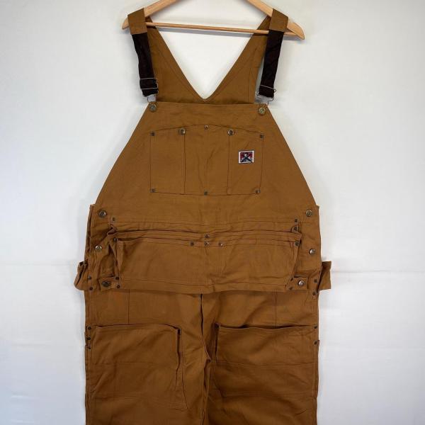 古着 ベンデイビス BEN DAVIS オーバーオール ダック ワンポイントロゴ