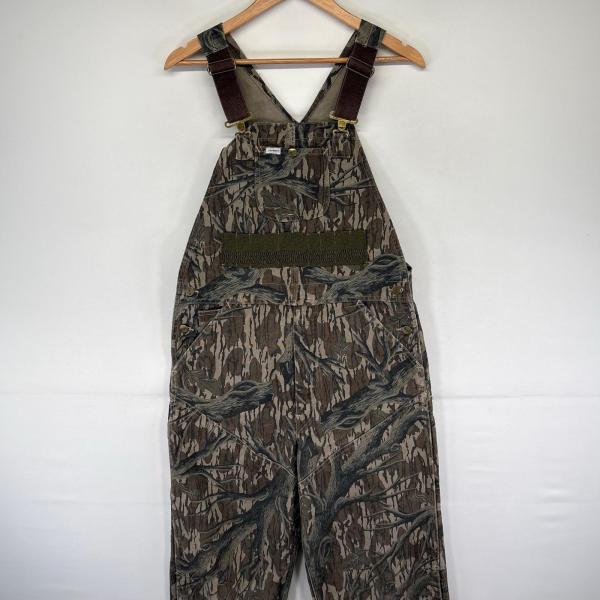 古着 80's/80年代 ヴィンテージ カーハート Carhartt USA製 オーバーオール ダブルニー リアルツリー W34 L34  ブラウン系 メンズ Carhartt（カーハート） 古着 80's/80年代 ヴィンテージ Carhartt USA