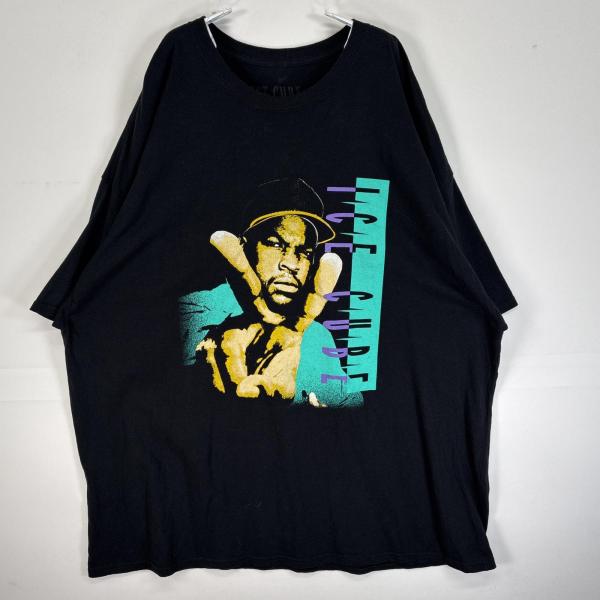古着 アイスキューブ ICE CUBE 半袖Tシャツ ラバープリント ラップT 