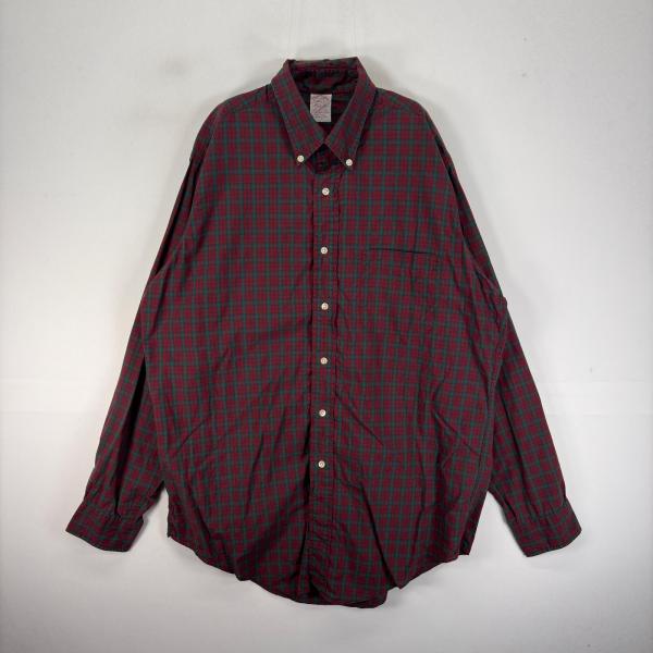 古着 ブルックスブラザーズ Brooks Brothers MAKERS 長袖 ボタンダウンシャツ USA製 メンズL相当 /eaa499613 BROOKS BROTHERS（ブルックスブラザーズ） 古着 Brooks Brothers USA製