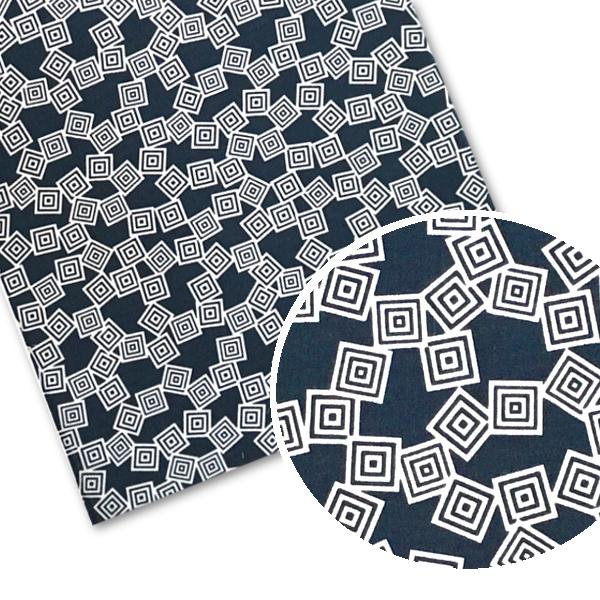 【三枡】「ます」という読みが「増す」と同じであることから「福が増す」縁起物【小紋シリーズ】伝統的から、かわいい柄、草花、動物柄まで、種類豊富な 手ぬぐい シリーズ。普段使いにピッタリです。■サイズ：約33×90cm■素　材：綿100%（文生...