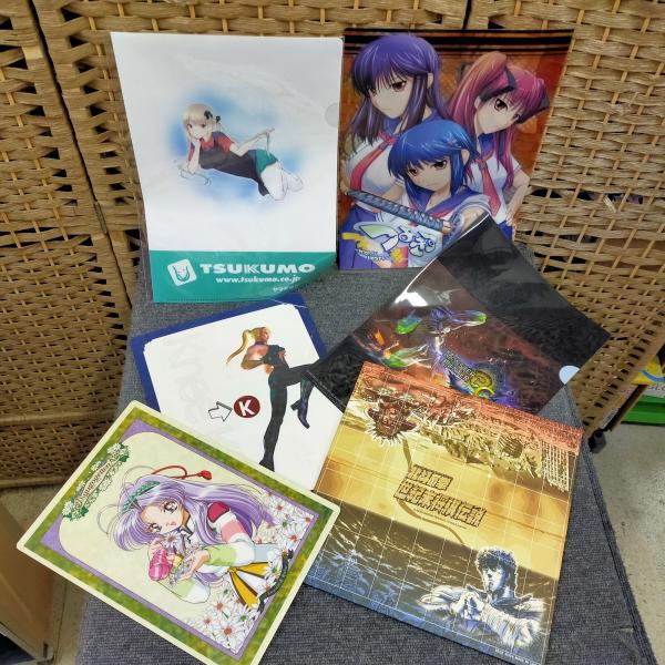 アニメ ゲーム 下敷き クリアファイル まとめ売り モンハン 北斗の拳 VF4 他