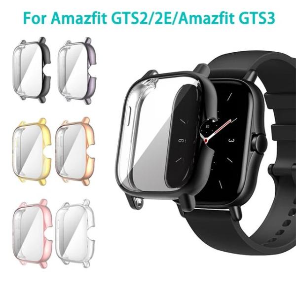 Tpu保護カバーのためのamazfit gts 2/gts 3/gts 4スクリーンプロテクターのためのhuami amazfit bip/GTS2e