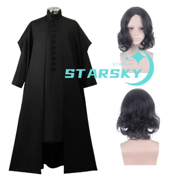 スネイプ先生 セブルス・スネイプ 風 コスプレ ジャケット ローブ ワンピース セブルス・スネイプ 公式 衣装 コスチューム コスプレ