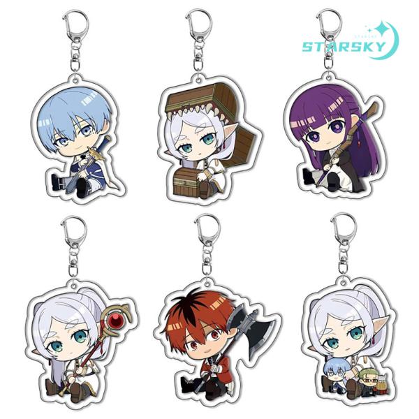 ［セット内容］：キーホルダー［素材］：プラスチック等［状態］：新品未使用［注意］：素材感や色合いの感じ方には個人差があり、撮影状況、ＰＣ環境により色合いが異なる場合がありますので、予めご了承の上ご購入をお願い致します。［関連ワード］：葬送の...