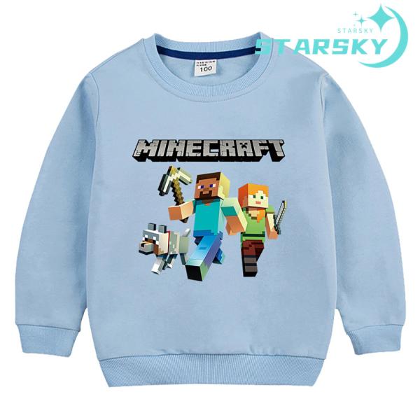 【商品状態】新品未使用品【セット内容】トレーナー【素　　　材】棉など【関連ワード】マインクラフト　トレーナー　長袖Ｔシャツ トップス　長袖　子供 キッズ 春秋　可愛い プレゼント　ギフト