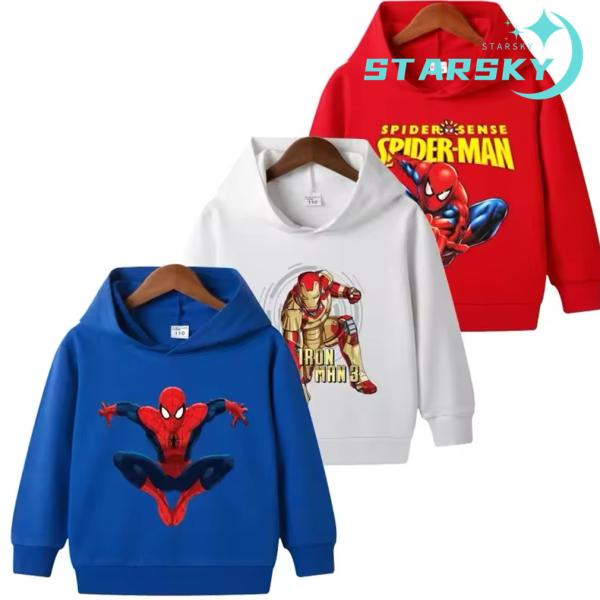 【商品状態】新品未使用品【セット内容】パーカー【素　　　材】ポリエステル【関連ワード】スパイダーマン パーカー 長袖 フード付き　春秋 トップス　可愛い　子供服　男の子　キッズ　アニメグッズ  プレゼント　ギフト