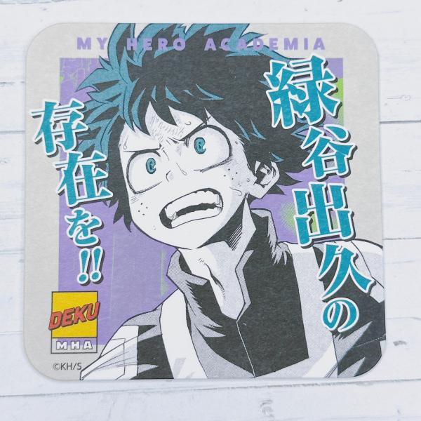 ヒロアカ 緑谷出久 コースター ☆ 僕のヒーローアカデミア ヒロアカ アートコースター RIVALS 緑谷出