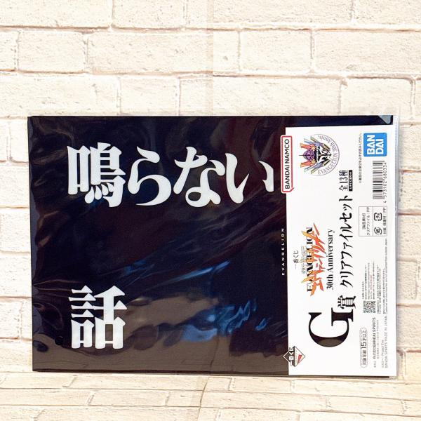☆一番くじ 新世紀エヴァンゲリオン 30th Anniversary G賞 クリアファイルセット 第参話＆第四話☆