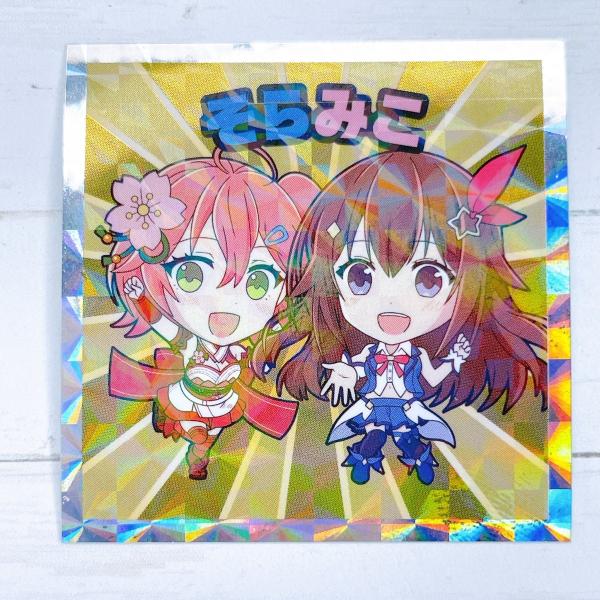 ☆ ロッテ ホロライブマンチョコ ステッカー ローソン No.13 そらみこ ときのそら さくらみこ ☆