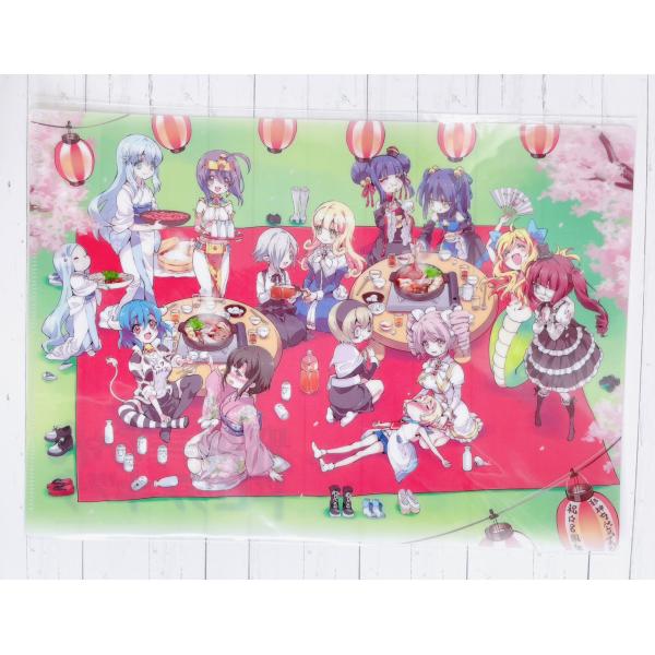 ☆ 邪神ちゃんドロップキック クリアファイル 8周年記念イラスト 花園