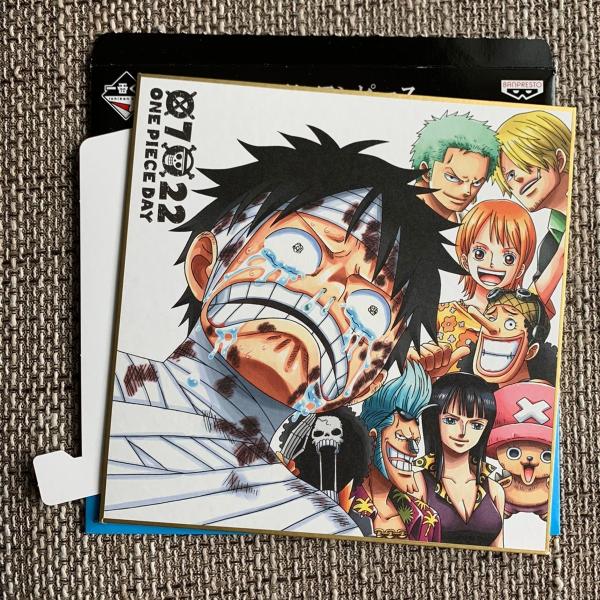 ☆ 一番くじ ワンピース ONE PEACE THE BEST EDITION G賞 名場面 色紙 ルフィ ☆
