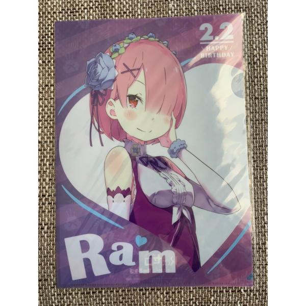 リゼロ　レム　ラム　誕生日　クリアファイルセット リゼロ クリアファイルセット レム・ラム② ラムとレムの誕生日