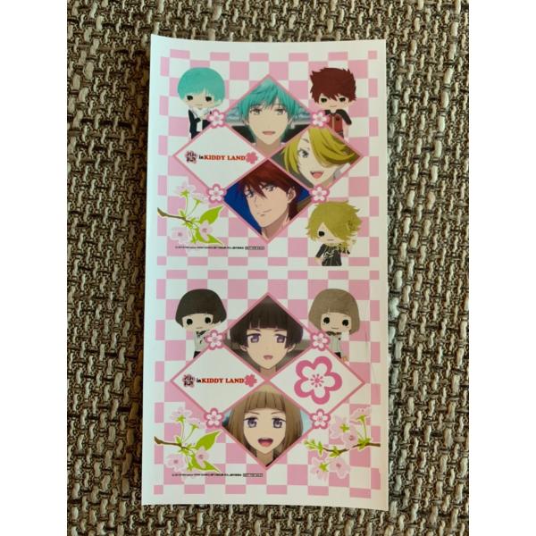 ☆刀剣乱舞 花丸 キディランド ステッカー 特典 一期一振 前田藤四郎 獅子王☆