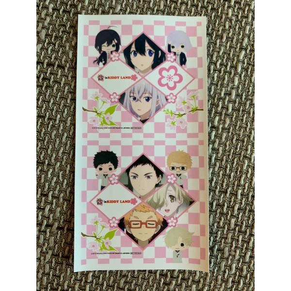 ☆刀剣乱舞 花丸 キディランド ステッカー 特典 鯰尾藤四郎 骨喰藤四郎 厚藤四郎 博多藤四郎 五虎退☆