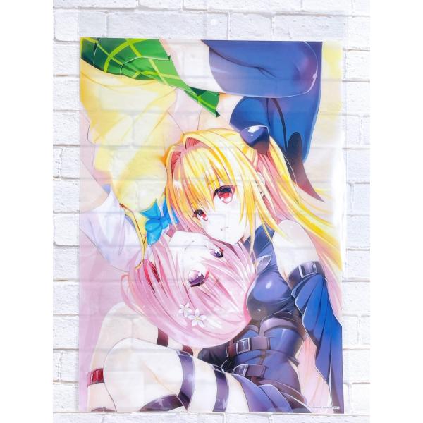 ☆ To LOVEる とらぶる 15周年記念原画展 A3クリアポスター 金色の闇