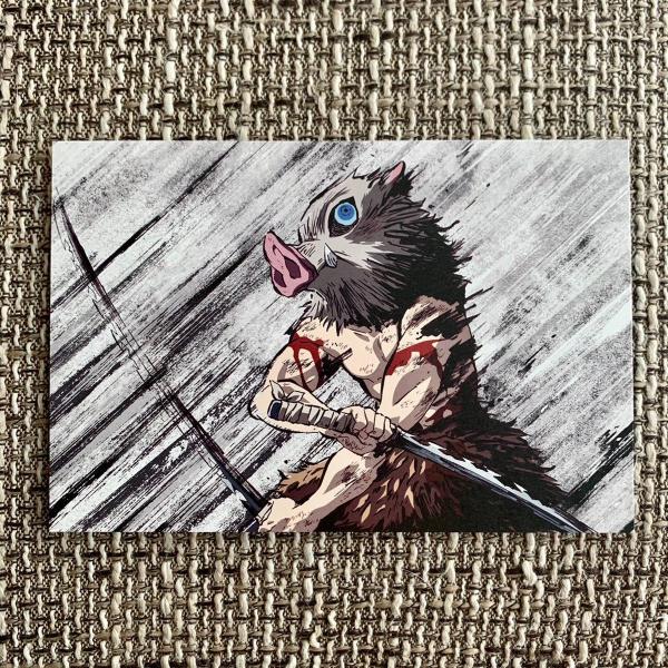 鬼滅の刃 嘴平伊之助 コースター ポストカード 約44点まとめセット 鬼滅の刃 嘴平伊之助 コースター ポストカード 約44点まとめセット