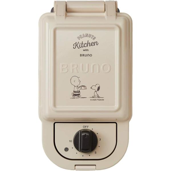 BRUNO ブルーノ ホットサンドメーカー スヌーピー 耳まで焼ける 電気