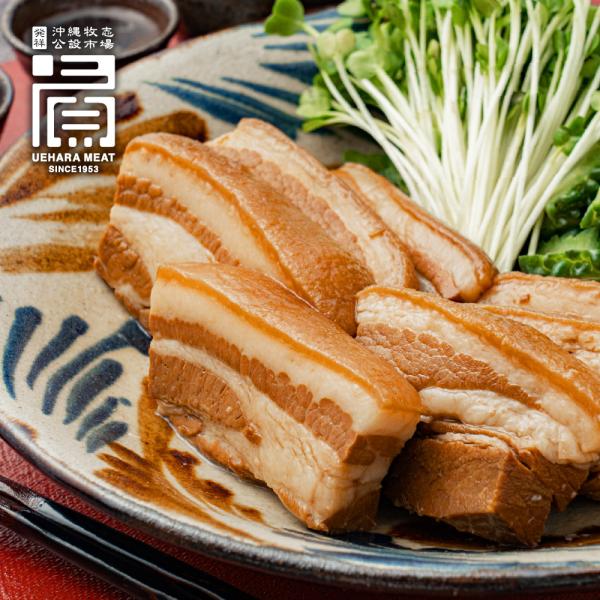 沖縄牧志 上原ミート まーさむん らふてぃ 醤油味 450g 爆買