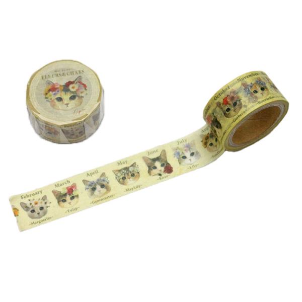 テープ・マスキングテープ Cat 楽天市場】マスキングテープ（ねこらんまん じぇーむず）／ テープ 猫