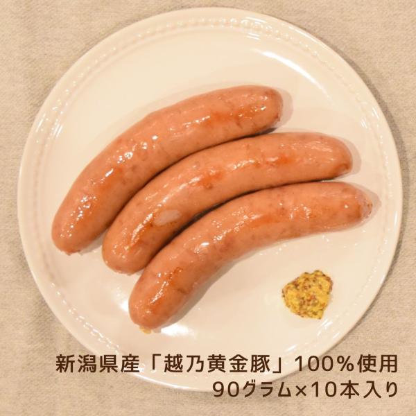 雪室熟成黄金豚の荒挽きフランク 90g×10本入り : 東京神田 肉のひさ