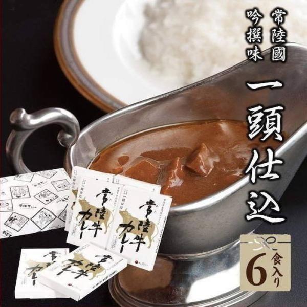 お中元 ギフト 肉 2026 レトルトカレー 誕生日 プレゼント 常陸牛カレー 6個セット 結婚 出産 内祝い お返し 食品 常温 お取り寄せ 高級 夏ギフト