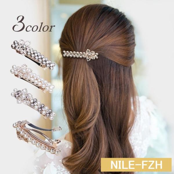 バレッタ ヘアアクセサリー レディース 女性 髪留め 髪飾り
