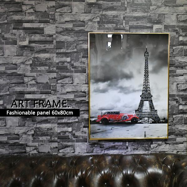 アートパネル 60×80 水晶絵調 SX176B 街並み 絵画 壁掛けパネル 絵 ポスター 玄関 アートフレーム ギフト モダン おしゃれ