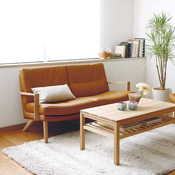 カリモク ソファ 2人掛 ZU16 レザー 本革 ZU1602　新品購入　美品 カリモク家具 カリモク ソファ 2人掛椅子 ZU16モデル レザー 本