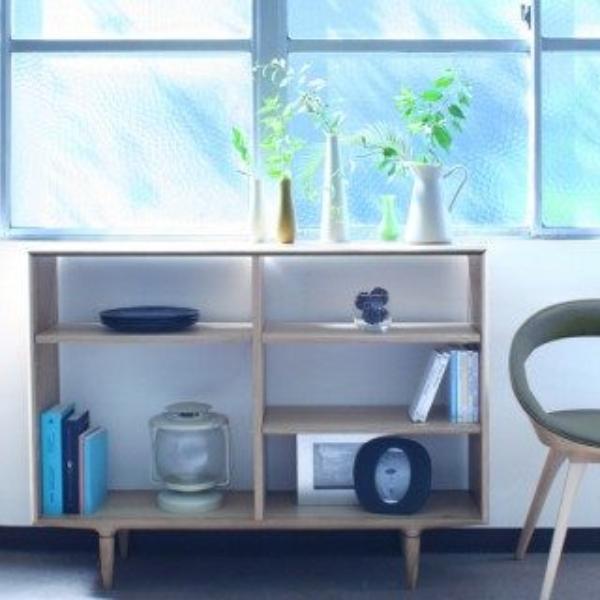 起立木工 【開梱設置無料】起立木工 キッスイ オープンシェルフ120