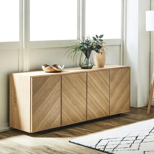 展示品 bene ベネ アルミ サイドボード 収納 キャビネット