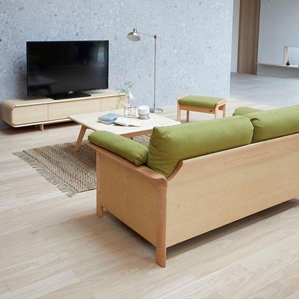 送料無料 北欧風 飛騨家具 白川家具 オーク材センターテーブル 【公式