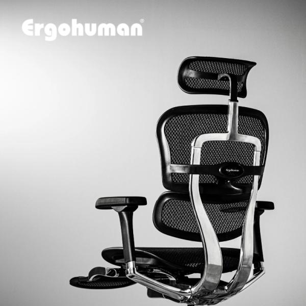 新基盤 エルゴヒューマン プロ2 オットマン EHP2-LPL-DR PRO2 Ottoman オフィスチェア ワークチェア 書斎椅子 イス Ergohuman