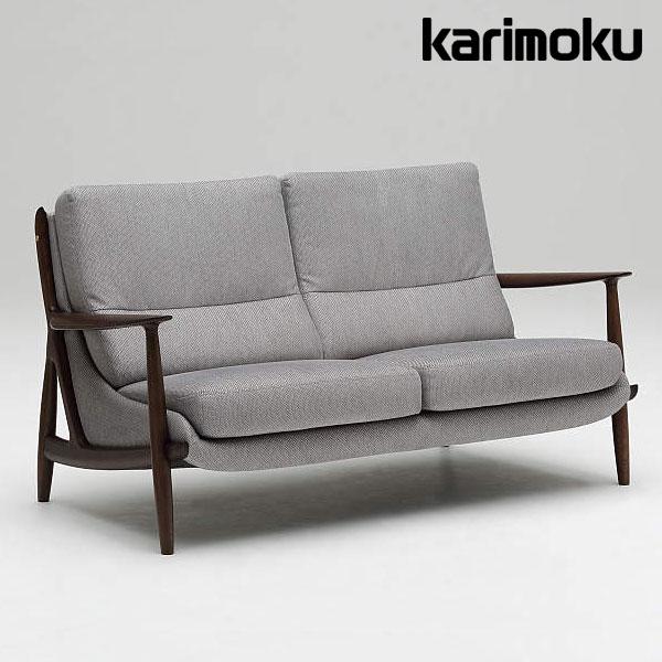 【カリモク正規品】ソファー 2人掛け ロング カリモク家具（KARIMOKU FURNITURE） カリモク ソファ 2人掛椅子ロング