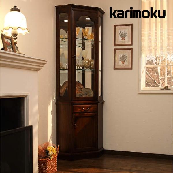オールドカリモク/karimoku コロニアル カップボード 幅89cm オールド