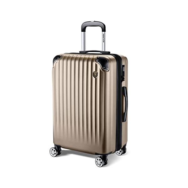 New Trip スーツケース キャリーケース キャリーバッグ 拡張機能付 耐衝撃 超軽量 大型 静音 ダブルキャスター TSAローク搭載 ファスナータイプ 旅行
