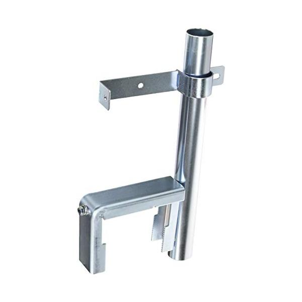 ミラー取り付け金具全長105mmポールサイズ:直径32mm/全長300mm挟み込み金具:横130mm/縦90mm厚さ90mm-180mmの塀に対応塀やブロックにガレージミラーを固定スベリ止め加工挟み込み金具:1セット