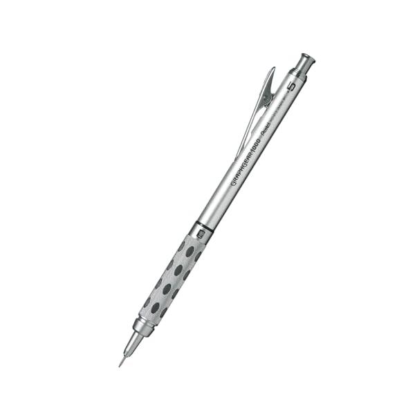 ぺんてる シャープペン グラフギア1000 PG1015 0.5mm シルバー