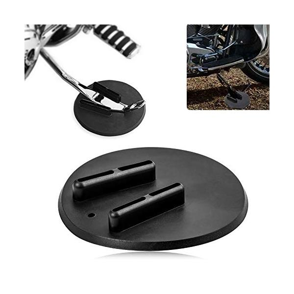 ??適用車種ほとんどのバイクに適合するユニバーサルキットです。ご購入前に詳細ページとサイズ情報をご確認ください！??材質高品質のABSプラスチック??特徴駐輪場やガレージ床のキズ、めり込みを抑止します。キャンプやミーティング会場に多い、砂利...