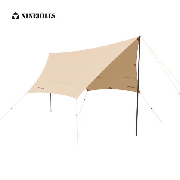 NINEHILLS ヘキサタープ YOGAI サンド (4人用) タープテント