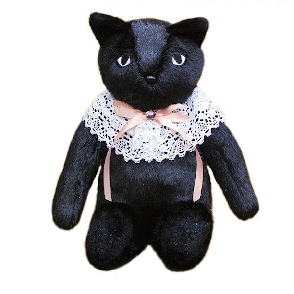 モンスイユオリジナル ネコのぬいぐるみ ブラックベリー 女の子 限定品 Mouseuil St 216 Nine Lives ナインライブズ 通販 Yahoo ショッピング