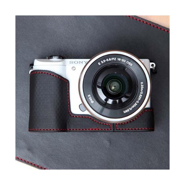 Ciesta シエスタ Sony A5100 A5000用 おしゃれ カメラケース レンズキャップカバー付き Black Red ブラック レッド ボディージャケット ソニー A5100 A5000 Buyee Buyee 日本の通販商品 オークションの代理入札 代理購入